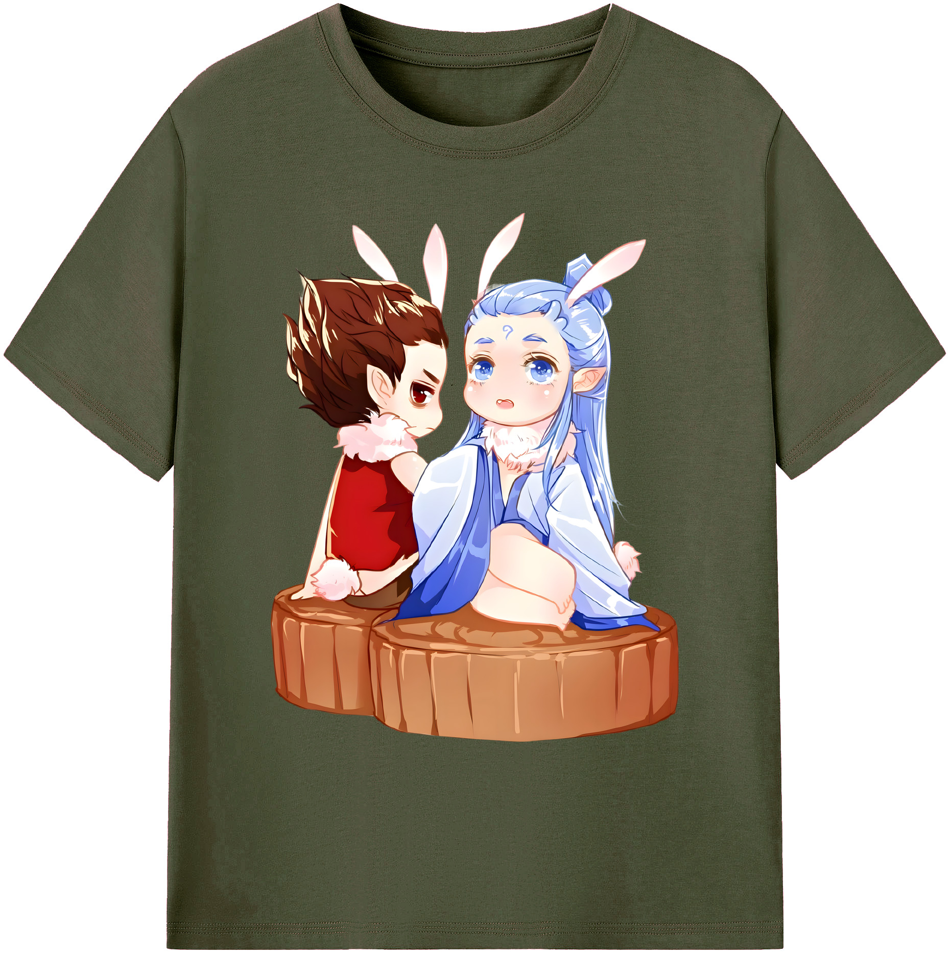 （画像用） Ne Zha 2 ナタ 魔童の大暴れ 綿100％ メンズ半袖Tシャツ｜肌触りやわらか＆通気性